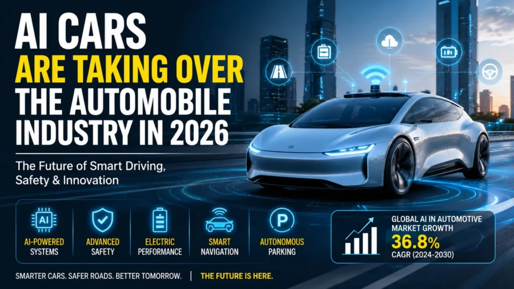 AI Cars Are Taking Over the Automobile Industry with smart autonomous driving technology and advanced safety systems in 2026 automobile industry