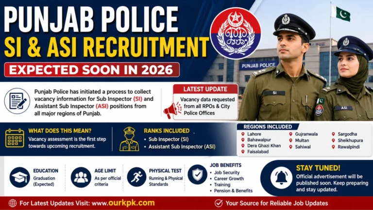 Punjab Police SI and ASI Recruitment Expected Soon in 2026 – Latest Vacancy Update