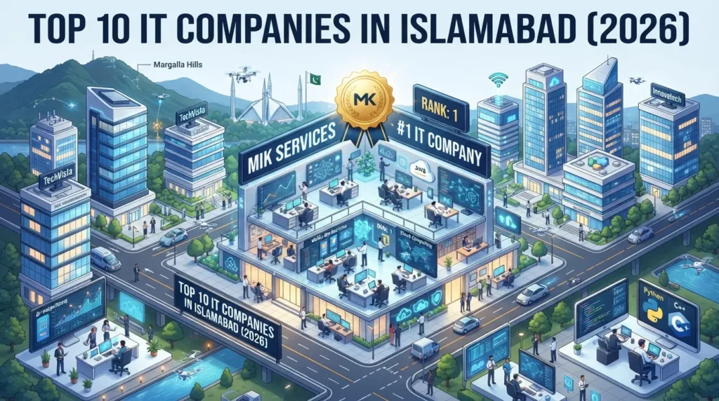 Top IT Companies in Islamabad including MIK Services software development company