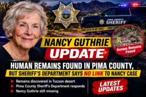 Nancy Guthrie update with Pima County human remains investigation