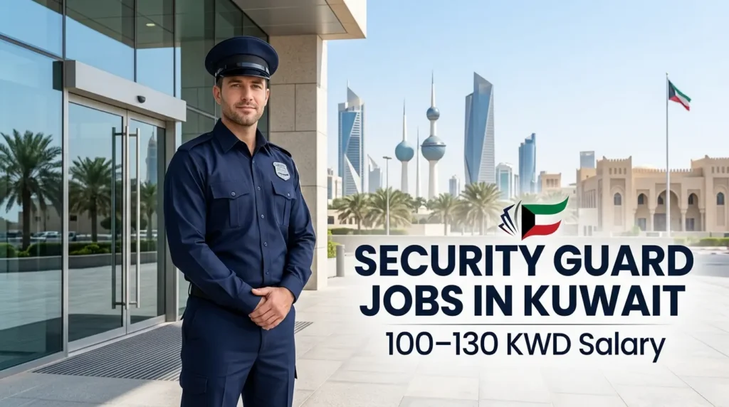 Security guard jobs in Al Qibla Kuwait with salary and benefits