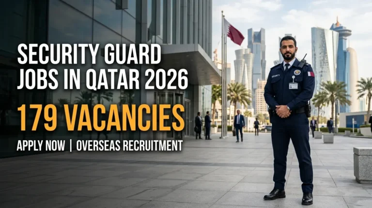 Security Guard Jobs in Qatar 2026 with 179 vacancies