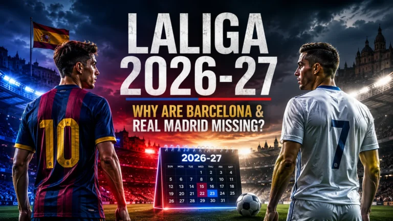 LaLiga 2026–27: Why Barcelona & Real Madrid Aren’t Playing LaLiga 2026-27 season with Barcelona and Real Madrid
