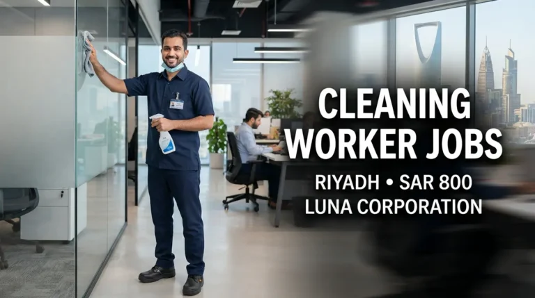 Office and Facilities Cleaning Worker Jobs in Al Riyadh – Luna Corporation