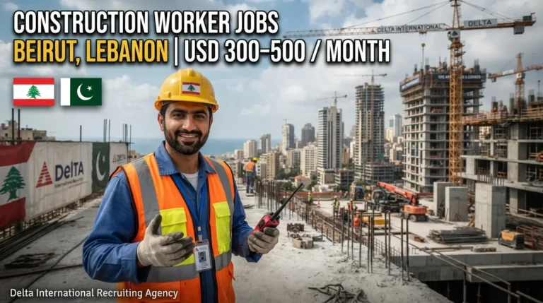 Construction Worker Jobs in Beirut Lebanon – Delta International Recruiting Agency