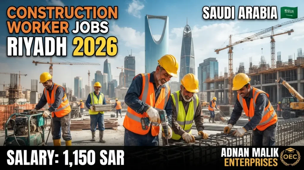 Construction Worker Jobs in Riyadh 2026 – Adnan Malik Enterprises