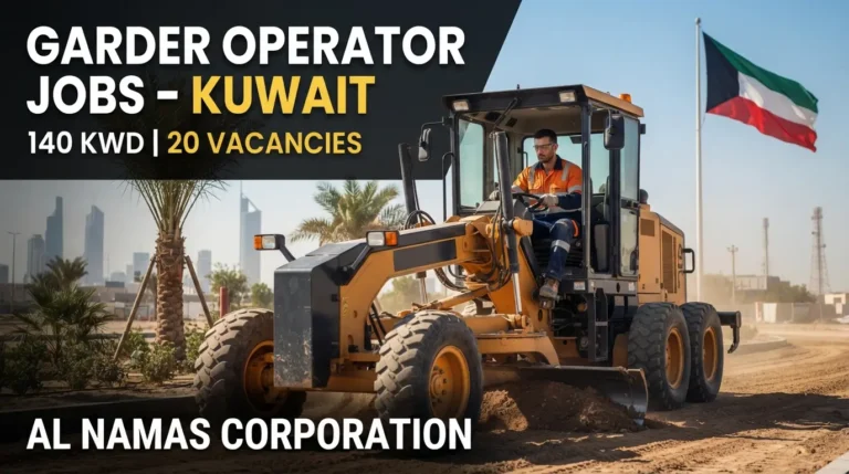 Garder Operator Jobs in Kuwait 2026 – AL NAMAS CORPORATION