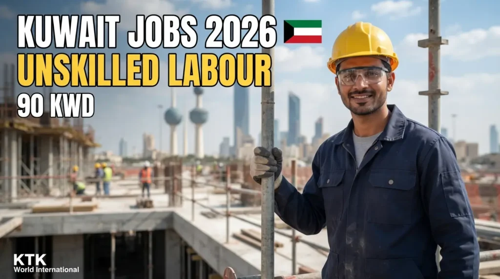 Kuwait unskilled labour jobs in Safat with 90 KWD salary