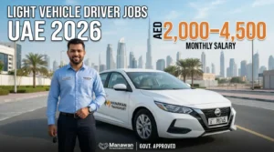 Light Vehicle Driver Jobs in UAE 2026 – Manawan Overseas Employment Promoter